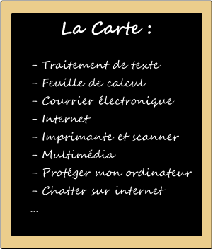 Formation informatique à domicile "A la carte" Click and Go ! Informatique