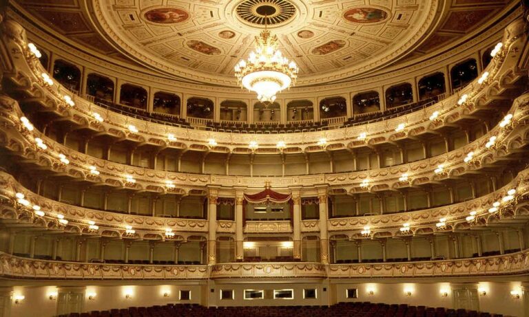 Dresde Allemagne intérieur opéra